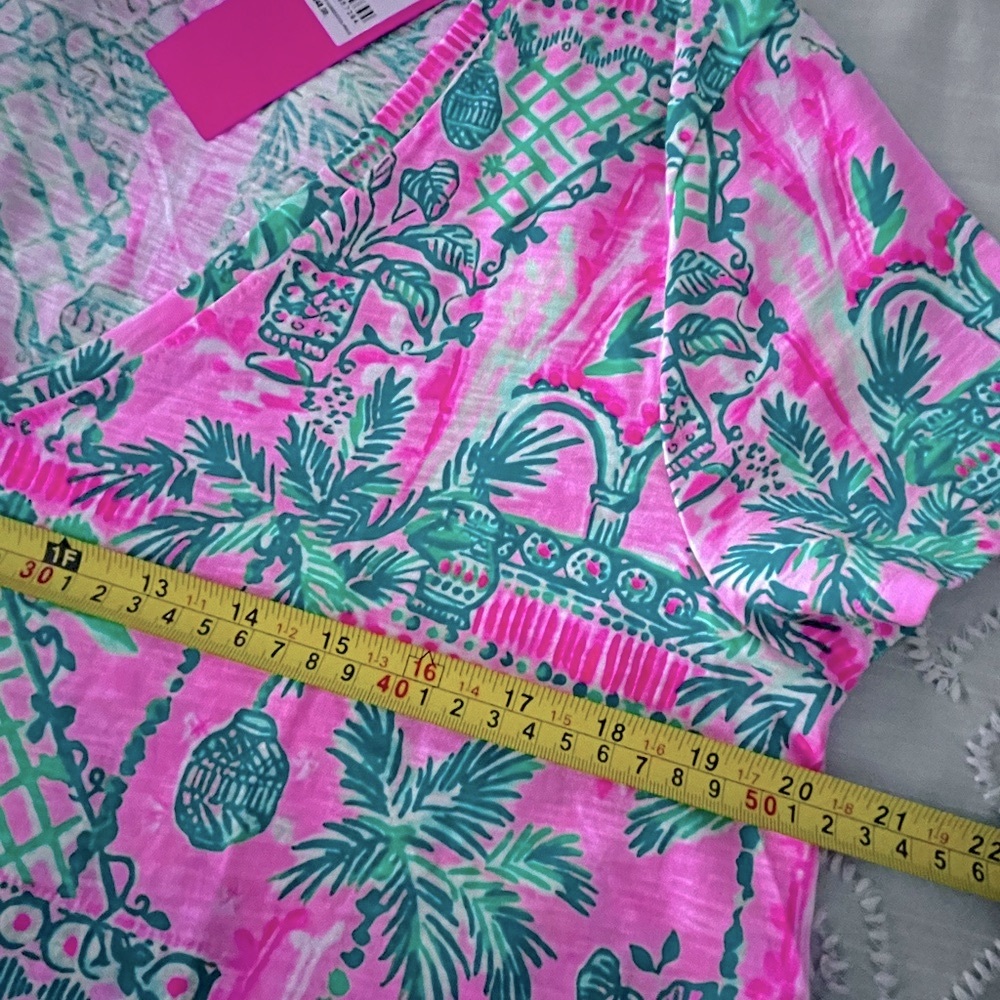 🌺 SOLD - Lilly Pulitzer Etta Scoop Neck Top - Size Large - NWT - Picture 5 of 7